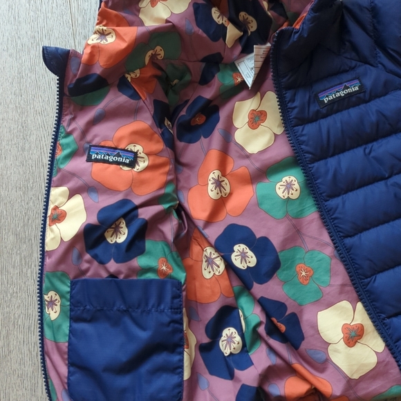 Patagonia Reversible Down Sweater Hoody Blue - Picture 4 of 4